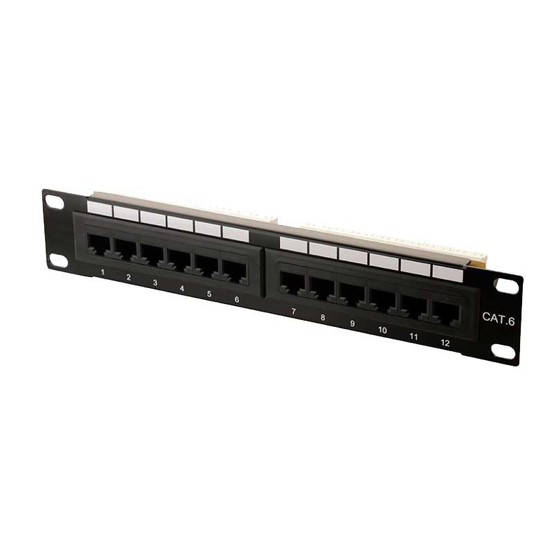 PATCH PANEL 12 PUERTOS CAT6