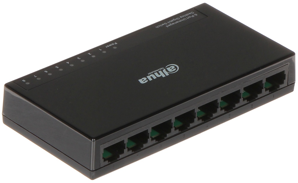 SWITCH 08 PUERTOS GIGABIT DAHUA DH-PFS3008-8GT-L