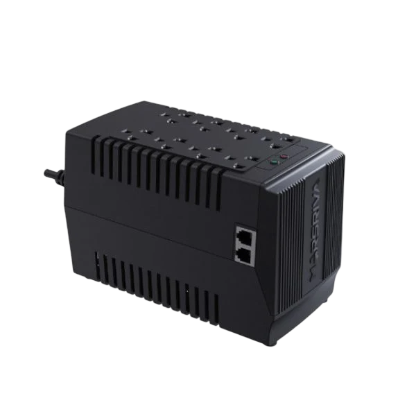 REGULADOR DE CORRIENTE MARSRIVA 600VA-600VA/300W 8PTOS
