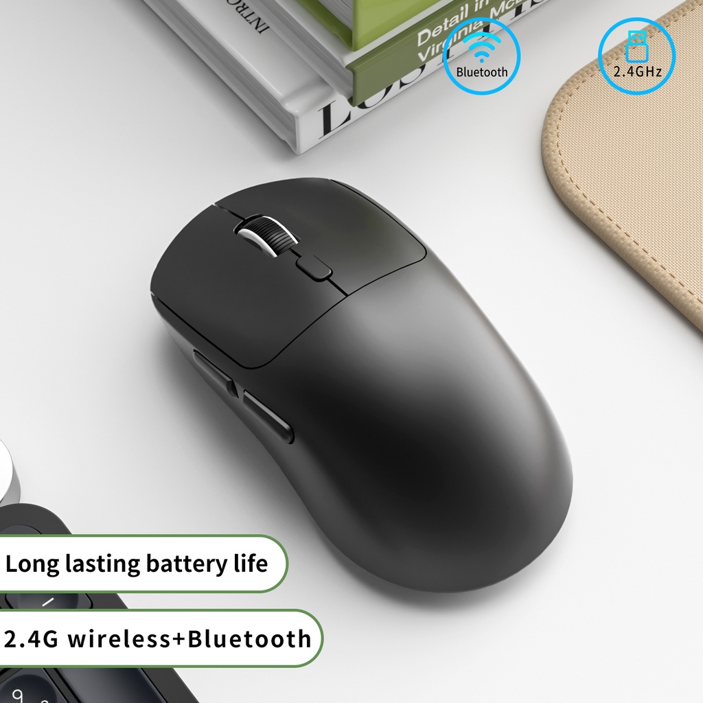 MOUSE INALAMBRICO RECARGABLE 2.4G BT M348 PUERTO C
