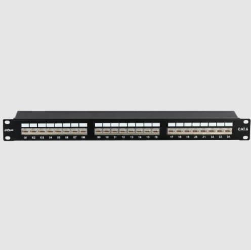 PATCH PANEL 24 PUERTOS FTP DH-PFM3973M-6F-24 DAHUA
