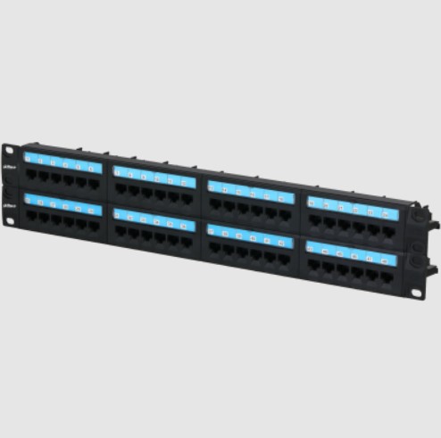 PATCH PANEL 48 PUERTOS CAT6 DH-PFM3973M-6U-48 DAHUA