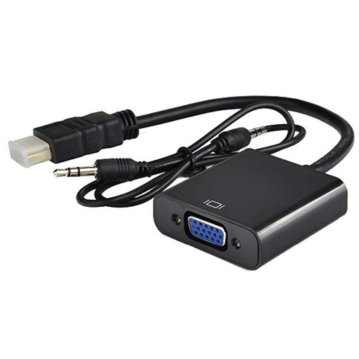 [hdmi-vga-audio] ADAPTADOR HDMI A VGA CON (AUDIO)