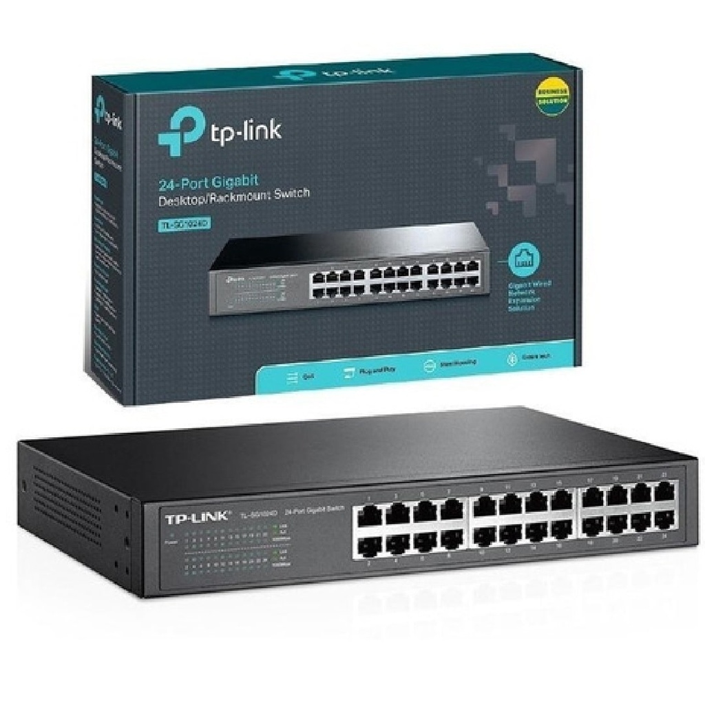 SWITCH 24 PUERTOS GIGABIT TPLINK