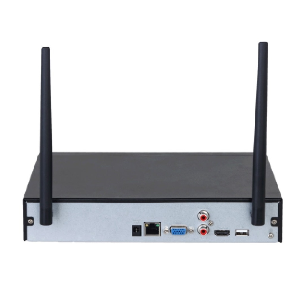 NVR DAHUA INALAMBRICO 4CH H.265+ DECODIFICACION 1CH@6MP U 2CH@1080P AB ENTRADA 80MBPS