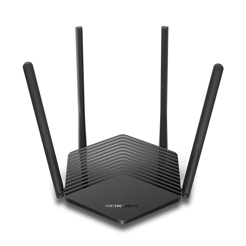 ROUTER INALAMBRICO MERCUSYS AX1500 MR60X V2 GIGABIT DOBLE BANDA 4 ANTENAS