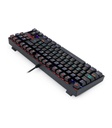 TECLADO USB  MECANICO NEGRO+RGB GAMING REDRAGON