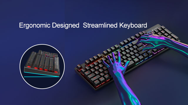 COMBO  TECLADO Y MOUSE USB KOORUI NEGRO+RGB GAMING MKC02