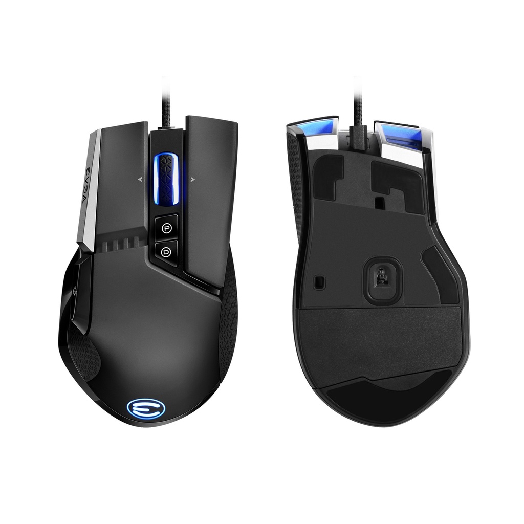 EVGA X17 - 8K CON CABLE NEGRO 16 000 DPI - 5 PERFILES, 10 BOTONES