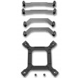 ENFRIADOR DE AIRE CPU NEGRO 4 Heatpipes  ARGB SINCRONIZACION DE LUZ CON PLACA BASE (CONECTOR DE 5 V 3 PINES) VENTILADOR DE CPU PARA Intel/AMD, LGA 1700 (copiar)