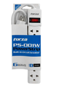 REGLETA ELÉCTRICA FORZA  6 TOMAS 110/220V