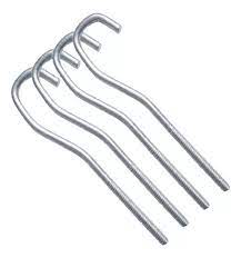 GANCHOS TRIPLE OMEGA GALVANIZADOS 50U