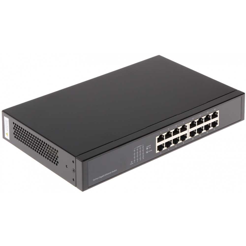 SWITCH 16 PUERTOS GIGABIT DAHUA DH-S3016-16GT