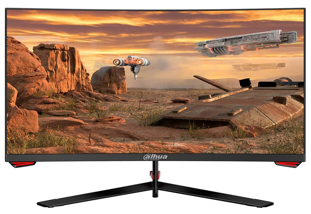 MONITOR LED GAMER CURVO DAHUA VGA/HDMI 27" 180MHZ MODELO DHI-LM27-E230C-A5