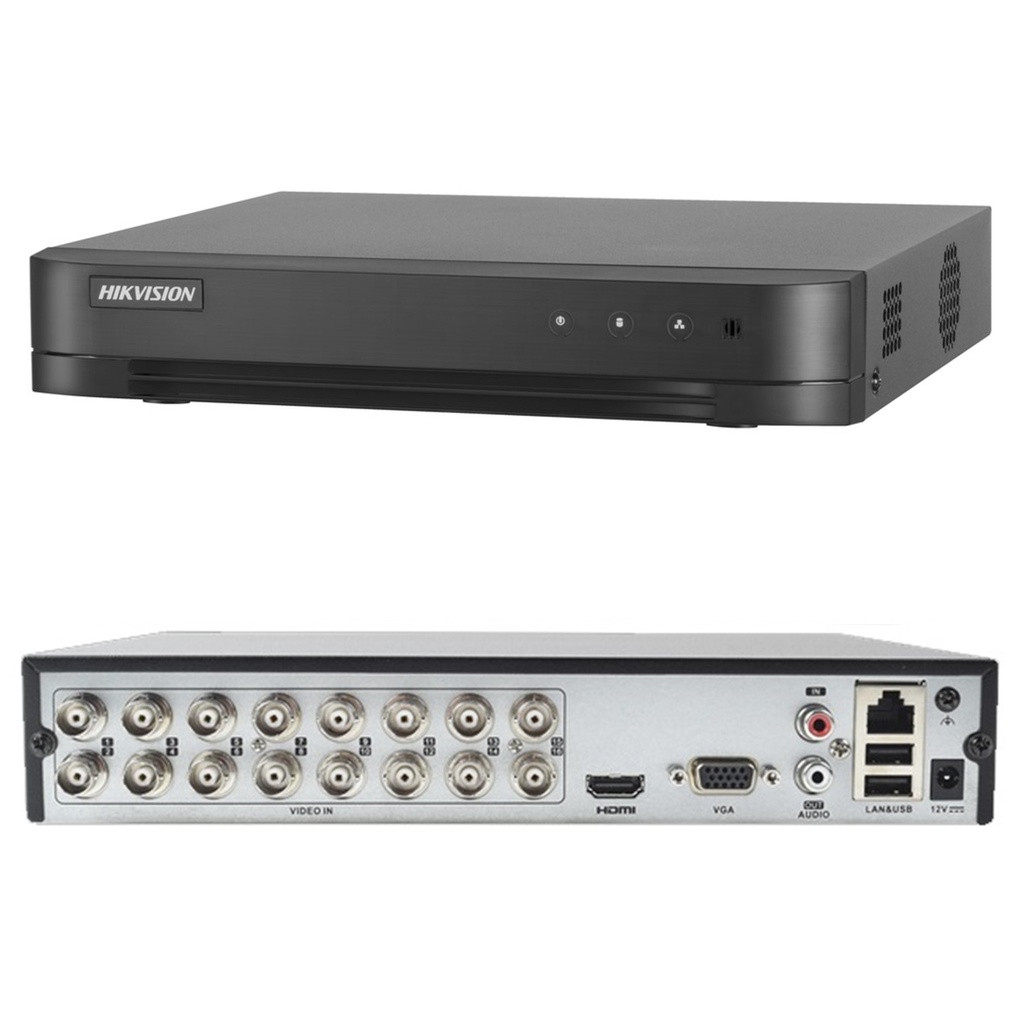 DVR 16 CANALES HIKVISION DS-7216HGHI-K1 TURBO HD 1080P