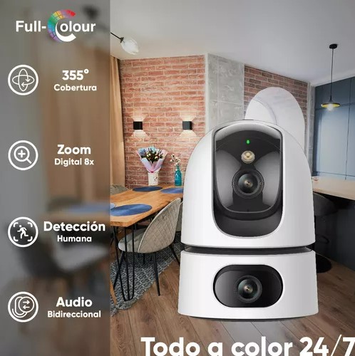 CAMARA INALAMBRICA IMOU IPC-S2XN-6M0WED RANGER DOBLE LENTE 3MP GIRATORIA INTERIOR