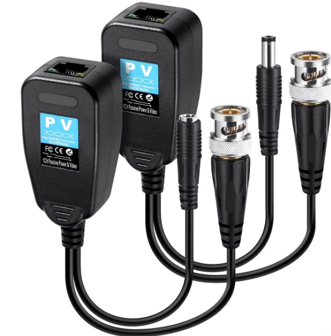 VIDEO BALUN STC PAQUETE 2 UNIDADES RJ45 4K STC-VB21