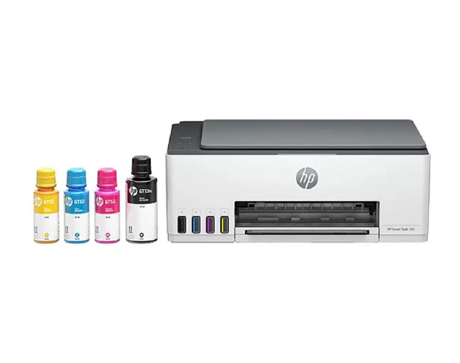 IMPRESORA INYECCIÓN A TINTA WIFI USB HP MULTIFUNCIONAL SMART TANK 580 W