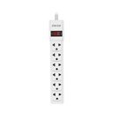 REGLETA ELÉCTRICA FORZA  6 TOMAS 110/220V