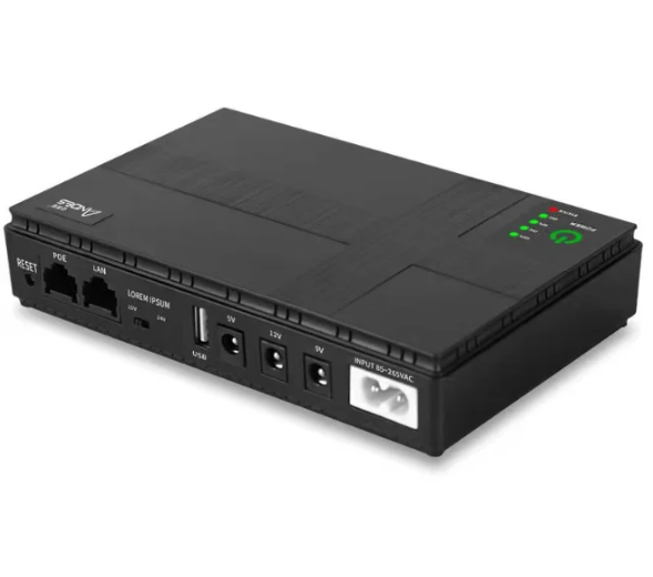 MINI DC UPS  DCSL-1018PC 24000 MAH POE 5V 9V 12V 18W