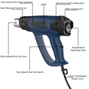 PISTOLA DE CALOR CON AJUSTABLE