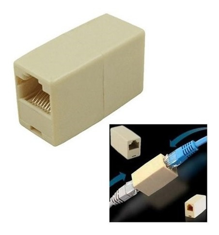 [CEF002] UNION PUENTE RJ45 HEMBRA - HEMBRA