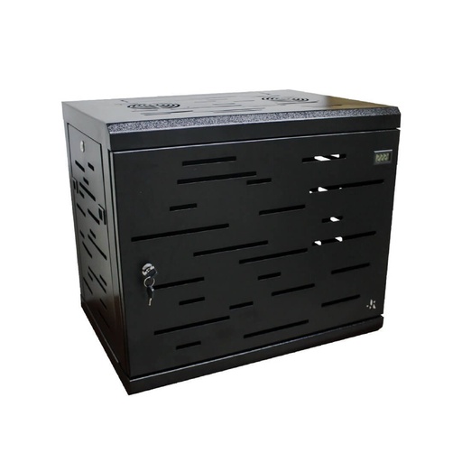 [RACK-CV-9U] RACK CERRADO DE GABINETE VENTILADO 9U
