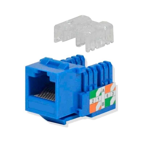 [JACK-CAT6] JACK COUPLER RJ-45 CAT6 AZUL