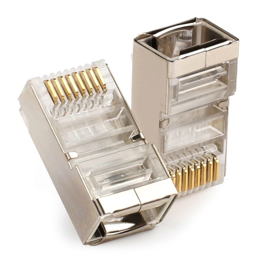 [000313] CONECTOR RJ-45 CAT6E BLINDADO