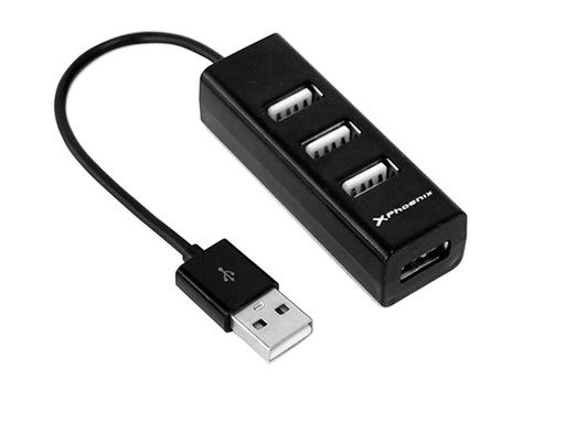 [IME-35153] SPLITTER HUB 4 PUERTOS USB 2.0 SLIM IMEXX MODELO IME-35153