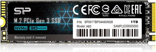 [A60] UNIDAD DE ESTADO SOLIDO M.2 PCIE NVME 1TB A60