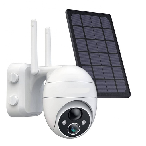 [DQ201] CAMARA INALAMBRICA HOOSIE DQ201 2K 3MP PANEL SOLAR BATERIA EXTERIOR
