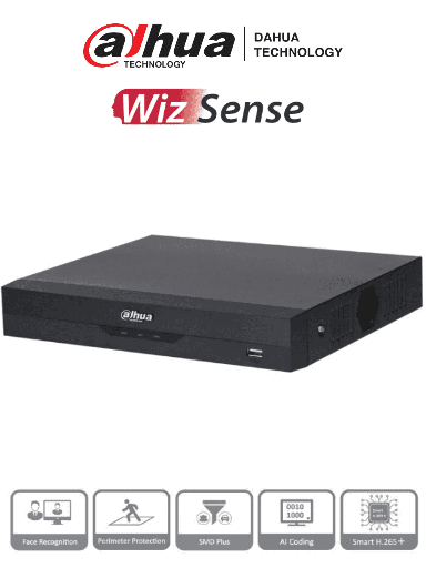 [DH-XVR5108HS-I3] DVR 08 CANALES DAHUA 3K 5MP DH-XVR5108HS-I3 WIZSENSE HD