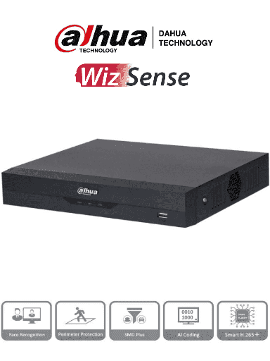 [DH-XVR5116HS-I3] DVR 16 CANALES DAHUA 5MPX DH-XVR5116HS-I3 WIZSENSE FACIAL Y PERIMETRO