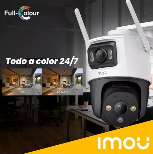 [IPC-S7XN-10M0WED] CAMARA INALAMBRICA IMOU IPC-S7XN-10M0WED 10MP (5MP/5MP) EXTERIOR DOBLE LENTE FIJO Y 360°