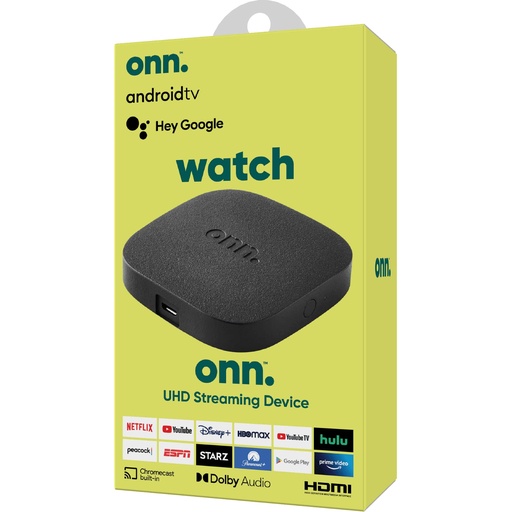 [ONN-TV-SITCK-2K] WATCH ONN TV BOX 4K FHD ANDROID TV