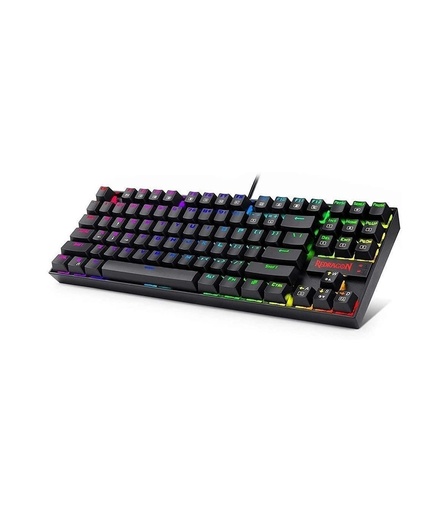 [REDRAGON] TECLADO USB  MECANICO NEGRO+RGB GAMING REDRAGON