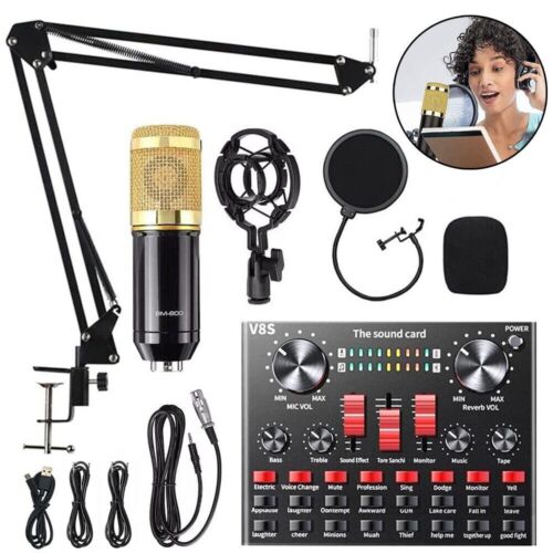 [HOME-STUDIO] MICROFONO KIT CONDENSADOR PARA STREAMING