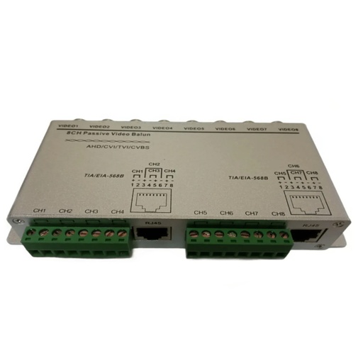 [VB08CH-RACK] VIDEO BALUN PASIVO 8CH STC VB08CH-RACK