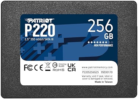 [PATRIOT-256GB] UNIDAD ESTADO SOLIDO SSD 256 GB 2.5 SATA III 6GBPS PATRIOT