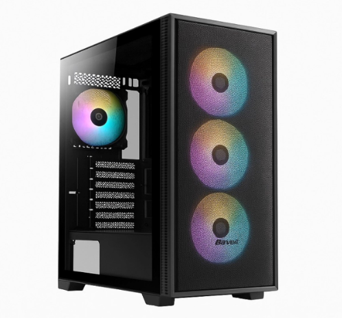 [CASE-KRONOS] CASE GAMER LEADERTECH KRONOS RGB 4 FAN ATX L320-28