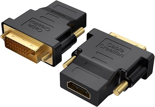 [DVI-VGA-001] ADAPTADOR DE VIDEO DVI A HDMI