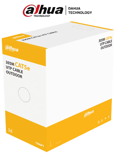 [DH-PFM920-5EU] BOBINA DE CABLE UTP CAT5 EXTERIOR 100% DAHUA 305MTS DH-PFM920-5EU