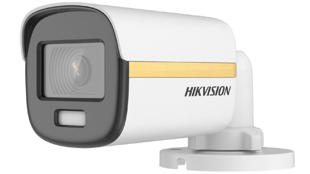 CAMARA BALA HIKVISION COLOR VU 2MPX 1080P DS-2CE10DF0T-PF PLASTICA EXTERIOR 2.8 MM