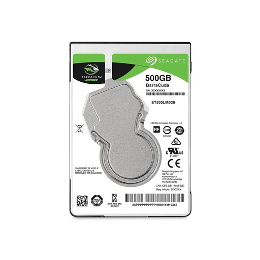 [HDD-500GB-LAPTOP] DISCO DURO 500GB PARA LAPTOP REFURBISHED