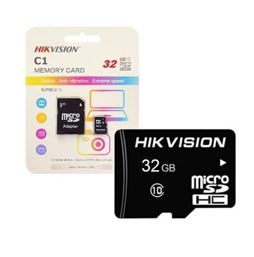 [HS-TF-C1(STD)/32G] MEMORIA MICROSD 32GB HIKVISION CLASE 10