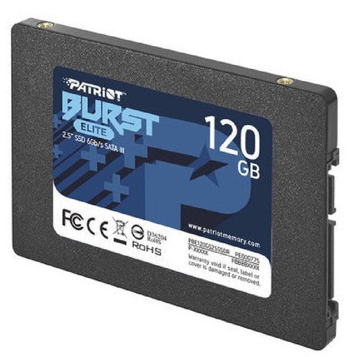 [SSD-128GB-PATRIOT] UNIDAD ESTADO SOLIDO SSD 120 GB 2.5 SATA III 6GBPS PATRIOT